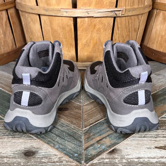 Earth Origins Trail Tristan Thistle Gray Tan Suede Textile Hiking Boots Womens 8 - Picture 8 of 11